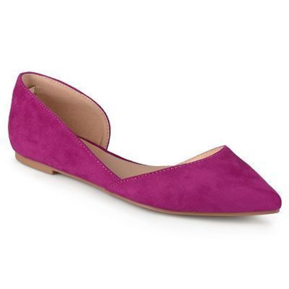 Journee Collection Ester Flats size 9 brand new plum in color